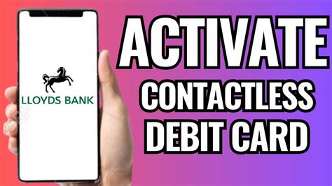 lloyds contactless activation